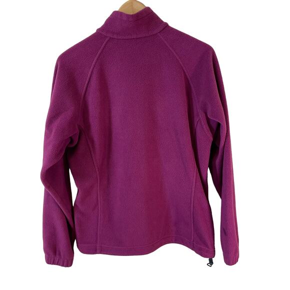 COLUMBIA Women's Fleece Benton Springs Full Zip Jacket Fuchsia Size Medium - Picture 2 of 10